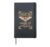 Moth Inspirational Motivational Quote Trust The Magic Hardcover Journal, Black