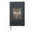 Moth Inspirational Motivational Quote Trust The Magic Hardcover Journal, Black