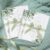 MotiMind 100 Pcs Greenery Eucalyptus Pre Folded Vellum Jackets for 5×7 Invitations 130gsm Transparent Envelope Liners Bulk Vellum Paper 5×7 with Ribbons Wedding Invitations Wraps for Wedding Cards