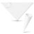 MotiMind 200 Sheets 18 Inch Parchment Triangles for Cake Parchment Paper for Cake Decorating Cookies Cupcakes Dessert Decorating Heavy Duty Baking Paper Unbleached Non Stick Sheets