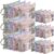Motimind 24 Pack Double Layer Mesh Zipper Pouch Bag A4 & A5 Toy Storage Bag