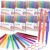 MotiMind 96 Pcs Felt Tip Pens 0.7mm Medium Point Felt Pen Bulk 12 Colors Markers Journal Planner for Teachers Journaling Writing Note Art Office Supplies