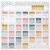 MotiMind Boho Classroom Daily Monthly Calendar Burlap 7 Pocket Chart for Educational Cards Kids Preschool Toddler Learning Home School Supplies 25″ x 24″ Classroom Must Have Supplies(White)
