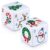 Motionchic 2 Pcs Mahjong Dice 25mm Acrylic Square Dice for Mahjong with Rounded Edges Portable Mah Jong Gifts Accessories for Family Nights Party Supplies Table Games Board Games (Joyous)