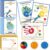 Motipuns 30 Sets National Grandparents Day Handprint Crafts Kits Greeting Cards with 3 Pcs Large Ink Pads Handmade Gifts from Grandkids for Grandma and Grandpa Grandparents Day Gifts Home Decorations
