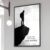 Motivational Canvas Painting Inspirational Black and White Poster Paper Print Home Bedroom Entrance Art Painting Decoration