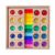 MotiveTech Acrylic Gem Blocks High Clearness Colorful Cube Blocks Stackable Rainbow Sensory Cubes for Kids