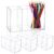Mototo 4PCS Acrylic Pen Holder Back to School 3 Compartments Pen Organizer