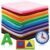 Moukeren 120 Pcs 12 X 12 Inch Felt Sheets, 20 Colors