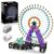 Mould King 26018 GBC Ball Factory Building Set, 4402 Pieces Ball Ferris Wheel Mechanical Model, Automated Production Line Display Model, DIY Brick Assembly Kit