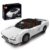 Mould King Classic White Car Building Set, MOC Sport Car Building Blocks Set, Home Decoration Model Car Kit, Collectible Construction Toys Gift for Teen Adults(1300 PCS)