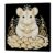 Mouse Pearl Painting Art Kit with Frame 30x30cm for Adults Beginners