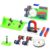 MOWFXUA Junior Science Magnetism Experiment Set Bar Ring Magnets with Compass Kit Basic Physics Lab Equipment Educational Tools Teaching Tool for Students Classroom Learning