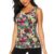 Moxquju Womens Loose Fit Workout Tank Top-Cherries Tropical Flowers
