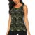 Moxquju Womens Loose Fit Workout Tank Top-Green Camouflage Skull (7)