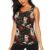 Moxquju Womens Loose Fit Workout Tank Top-Playing Cards (1) Black