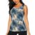 Moxquju Womens Loose Fit Workout Tank Top-Vintage Navy Blue