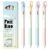 MOZXIRZ 4 Pcs Cute Retractable Pens Funny Bird Gel Pens 0.5mm Fine Point Black Ink Smooth Writing Pen Kawaii Pastel Pen for Women Girls Boys Men Office School Supplies (Bird)
