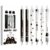 MOZXIRZ 6 Pcs Cute Cat Retractable Pens Gel Ink Pens Cartoon Black Cat Pen 0.5mm Black Ink Writing Pen Office School Supplies for Women Girls Boys Men (Cat)