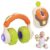 MPQMPQ Musical Toys for Babies 0-6 Months – 1 2 Year Old Toddlers Boy Girl Gifts with Light & Music Toys for 1 + Year Old, 1st Learning Educational Motor Skills Sensory Toy