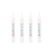 Mrexivo 4 Pack Glow Dark Marker Pens Permanent for Fabric ClothingGraffiti ArtCraft (White,4pc)