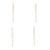 Mrexivo Gel Ink Pens Set, 4 Pack Quick Dry Retractable Pens (White,4pc)