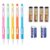MROOFUL 5 Pack 0.7mm Side Click Mechanical Pencils,4 Tubes 0.7mm Lead Refills & 2 2B Erasers,Transparent Mechanical Pencil Set,Comfort Grip Sketch Stationery for School Office,Back to School Gift.