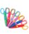 Mr. Pen- Craft Scissors Decorative Edge, 6 Pack, Bright Zig Zag Scissors