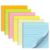 Mr. Pen- Lined Sticky Notes 4×4, 12 Pads, 45 Sheets/Pad, Pastel Color, Sticky Notes with Lines