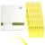 Mr. Pen- No Bleed Gel Bible Highlighters, Yellow, Pack of 32