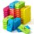 Mr. Pen- Pencil Eraser, 48 Pack, Neon Colors