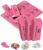 Mr. Pen- Pink Pencil Erasers, Large, Pack of 6
