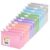 Mr. Pen- Plastic Extra Capacity Hanging File Folders, 12 Pack, Pastel Expanding Pocket, Heavy Duty for Filing Cabinet