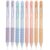 Mr. Pen- Retractable Gel Pens with Ruler, 5 Pack, Black Ink Gel Pens, for School, High-School, Cholleg, Office, Home