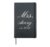 Mrs. Avery 2025 Wedding Engagement 1000 Name Collection” Hardcover Journal, Black