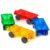 Mruikeny Magnetic Tiles Cars Construction Set – 4 PCS Magnetic Tiles Magnet Bricks Truck Sensory Toys, Educational Magnet Cars Set Building Blocks for 3 4 5 6 7 8+ Year Old Girls Boys