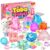 MSYTIFOG 25Pcs Taba Squishies Stress Toys Kit, Stress Relief Fidget Toys for Kids Adults, Kawaii Squishies Stress Relief Stress Cube, Squeeze Sensory Toys for Kids , Birthday Gifts Toys for Girls 8-10