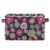 Msyxl Retro Boho Floral Storage Bins Foldable Canvas Fabric Storage Basket with Handles for Organizing, Large Storage Baskets for Shelves Closet