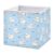 Msyxl Sky White Lambs Storage Cubes 11×11 Inch Foldable Fabric Bins with Handle for Storage and Organization, Ideal Storage Bins for Closet Shelves