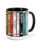 Mtervodesign Vintage Coffee Mug with Cassette Design, Music Lover Gift for Men Women (15, ounces, Rock Poet)