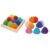 Mtlavishness Rock Blocks Stacking Stone Balancing Blocks Color Wooden Stacking Rock Educational Puzzle Toys for Toddlers Kids Children with 18 to Stimulate Visual