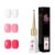 MTSSII 3 Pcs Gel Nail Polish, 10ml Soak-Off UV/LED Gel Polish, White & Pink Tones, Long-Lasting Salon Quality for DIY Nail Art at Home