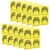 MUCKLILY 100pcs Adhesive Heavy Object Warning Stickers Smooth Surface and No Degumming for Factory and Industry Safety Caution Labels