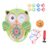 MUCKLILY Double Sided Felt Cloth Owl Basketball Throwing