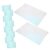 MUCKLILY Holographic Craft Paper Pet Material 10 Sheets Self Adhesive Vinyl Sticker Film Iridescent Effect Decorative Film for Arts and Crafts Projects and Window Decals