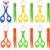 Mudder 12 Pcs Sensory Bin Tools, 6 Bug Catching Tweezers & 6 Scoopers, Hands Fine Motor Tool Set, Fine Motor Skills Toys Backyard Explorer Outdoor Tool Nature Exploration Observation