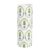 Mud Pie Ceramic Topiary Pattern Stem Vase