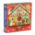 Mudpuppy Christmas Time Foil Puzzle – 500 Piece Puzzle Featuring Adorable Illustration of Musical Animals and Cuckoo Clock