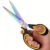 Multi-Purpose Scissors, 9.5″ Sharp Sewing Scissors, Professional Heavy Duty Titanium Coating Forged Stainless Steel Shears for Fabric Leather, Dressmaking, Tailoring, Home, Office & School