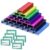 Multibey 7 Pack Colorful Standard Staples Bulk Refill for Desk Stapler, 1000Pcs per Pack, Total 7000Pcs – Office Supplies Accessories